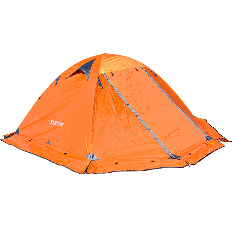 Flytop 2 Person Camping Tent 4 Season Double Layers Aluminum Pole Tent