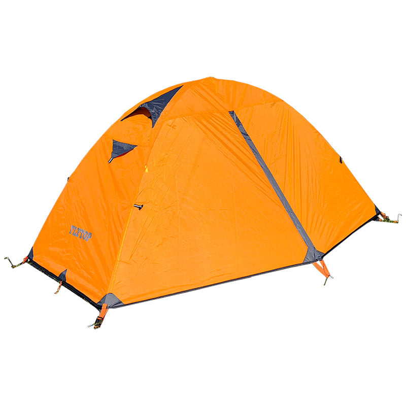 Flytop 1 Person Camping Tent 3 Season Double Layers Aluminum Pole Tent
