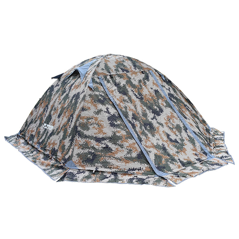Flytop 2 Person Camping Tent 4 Season Double Layers Aluminum Pole Tent