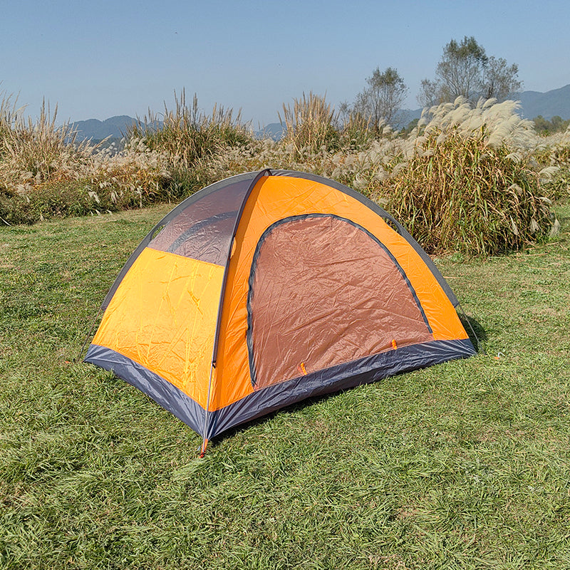 Flytop 3 Person Camping Tent 3 Season Double Layers Aluminum Pole Tent