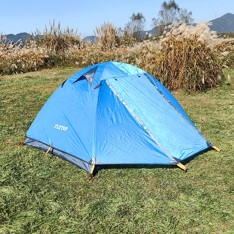 Flytop 2 Person Camping Tent 3 Season Double Layers Aluminum Pole Tent